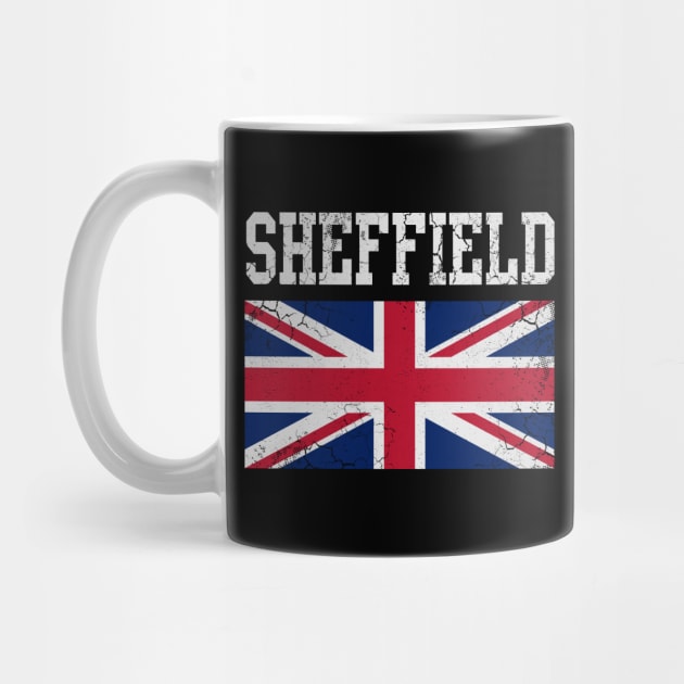 Sheffield United Kingdom Flag by E